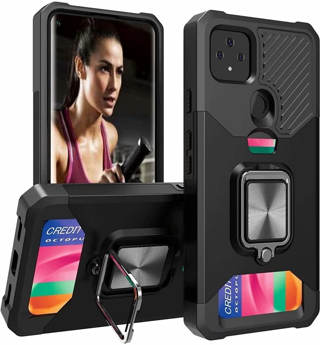 Alt view image 7 of 7 - Google Pixel 5a 5G (2021) Armor Card Slot Case