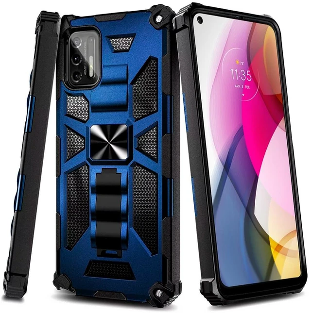 Main image of Motorola Moto G Stylus (2021) Armor Case Kickstand Magnetic Mount