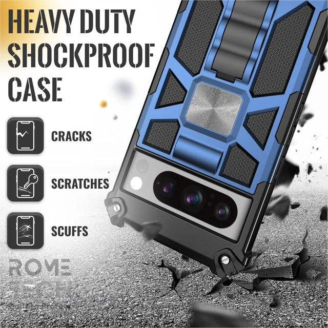 Alt view image 6 of 6 - Google Pixel 8 Pro Armor Case with Ring & Magnetic Mount