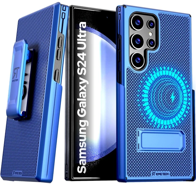 Main image of Samsung Galaxy S24 Ultra Magsafe Holster Phone Case With Belt Clip