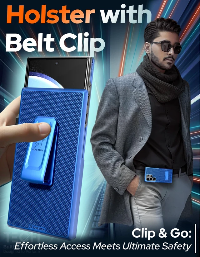 Alt view image 4 of 7 - Samsung Galaxy S24 Ultra Magsafe Holster Phone Case With Belt Clip
