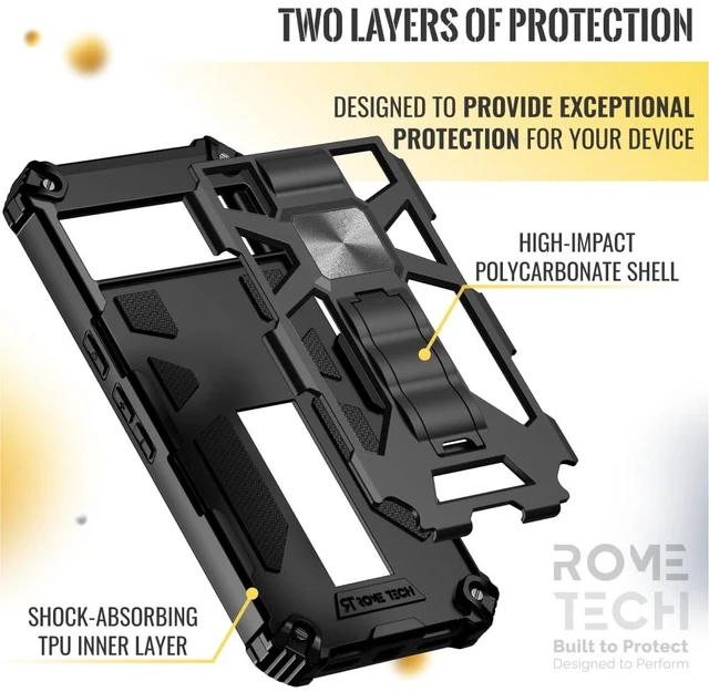 Alt view image 3 of 6 - Google Pixel 8 Pro Armor Case with Ring & Magnetic Mount