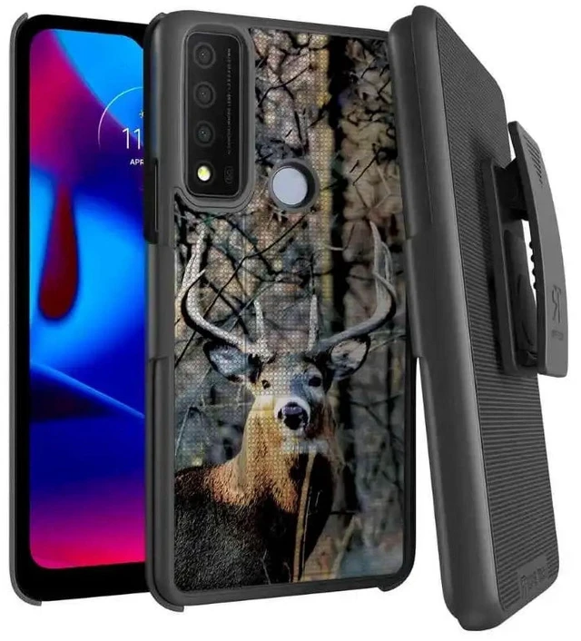 Main image of Rome Tech TCL 30V 5G Shell Holster Combo Case - Camo Deer