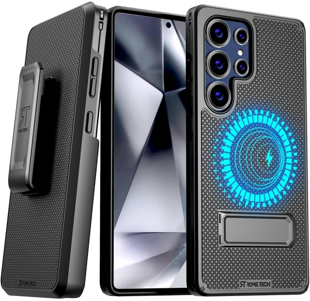 Main image of Samsung Galaxy S25 Ultra Magsafe Holster Phone Case With Belt Clip