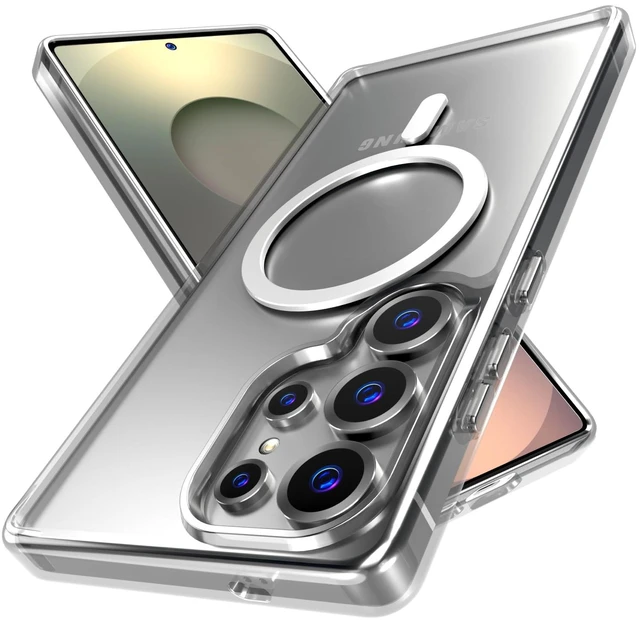 Main image of Samsung Galaxy S25 Ultra Hybrid Shockproof Clear Slim Acrylic Case with MagSafe