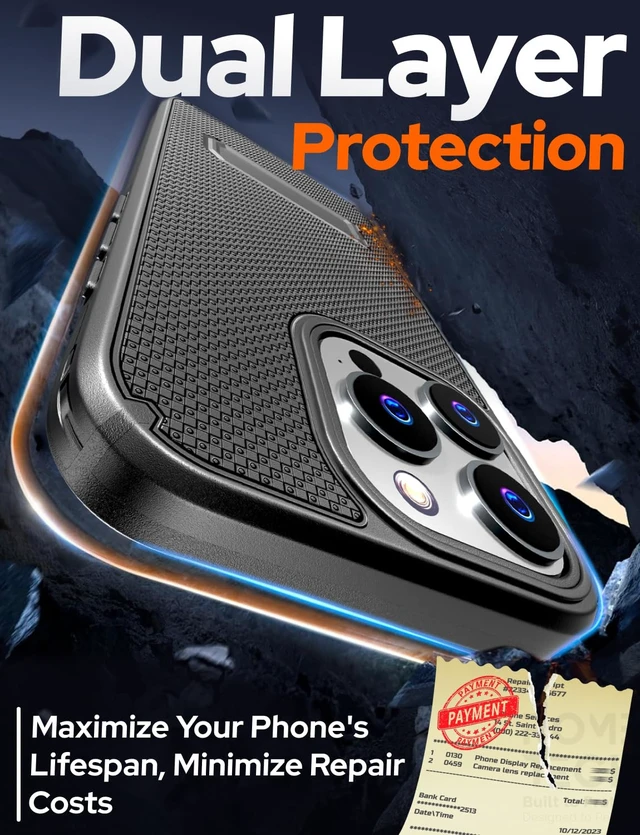 Alt view image 3 of 7 - Apple iPhone 16 Pro Magsafe Holster Phone Case With Belt Clip