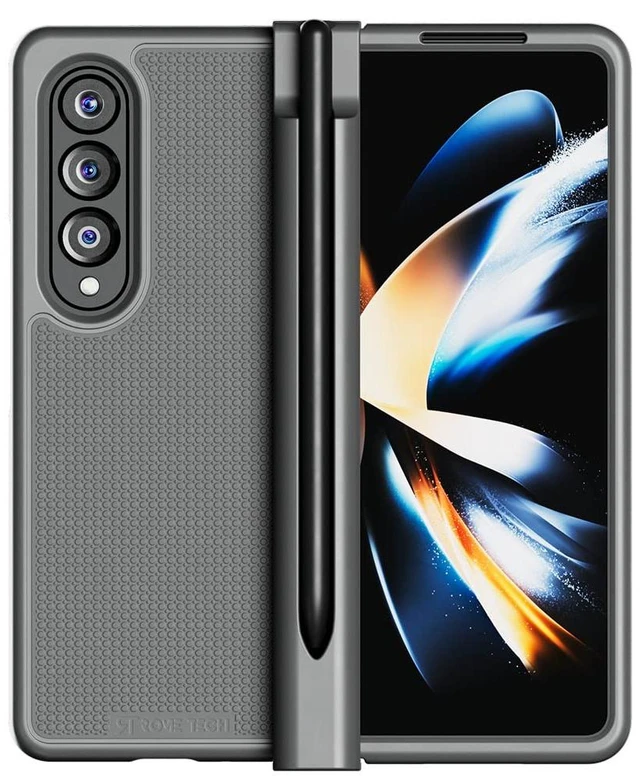 Main image of Samsung Galaxy Z Fold 4 Belt Clip Holster Phone Case (Hinge Protector Edition)