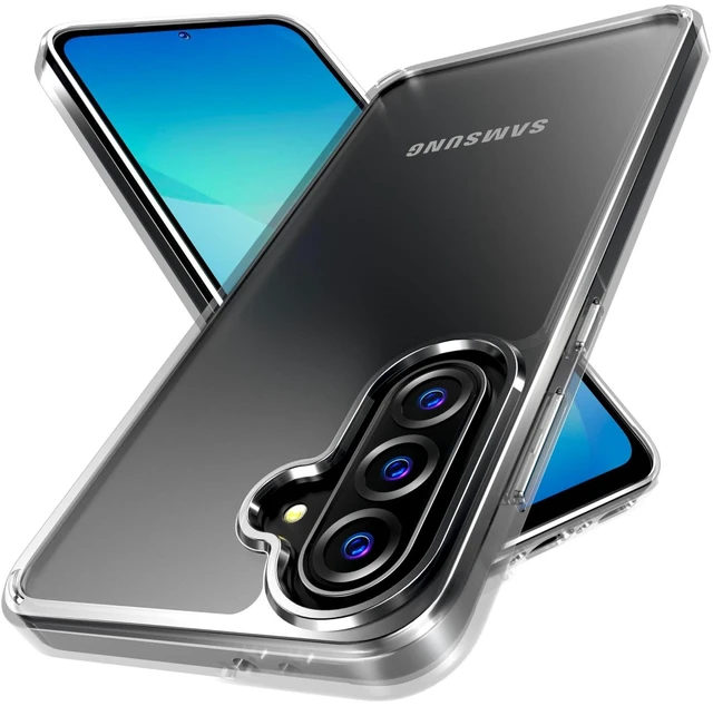 Main image of Samsung Galaxy A16 (2024) Hybrid Shockproof Clear Slim Acrylic Case