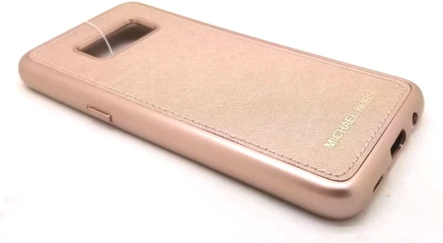 Alt view image 4 of 4 - Rome Tech for Samsung Galaxy S8 Michael Kors Saffiano Leather Folio Case - Rose Gold
