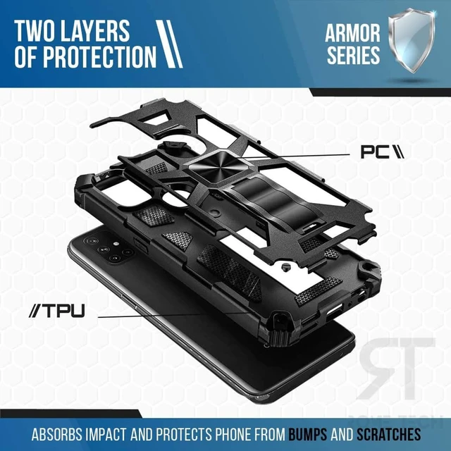 Alt view image 3 of 6 - Coolpad Legacy Brisa Armor Series Case with Kickstand