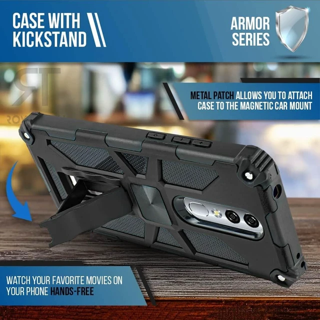Alt view image 4 of 6 - Coolpad Legacy Brisa Armor Series Case with Kickstand