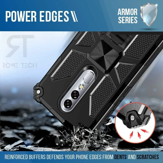 Alt view image 6 of 6 - Coolpad Legacy Brisa Armor Series Case with Kickstand