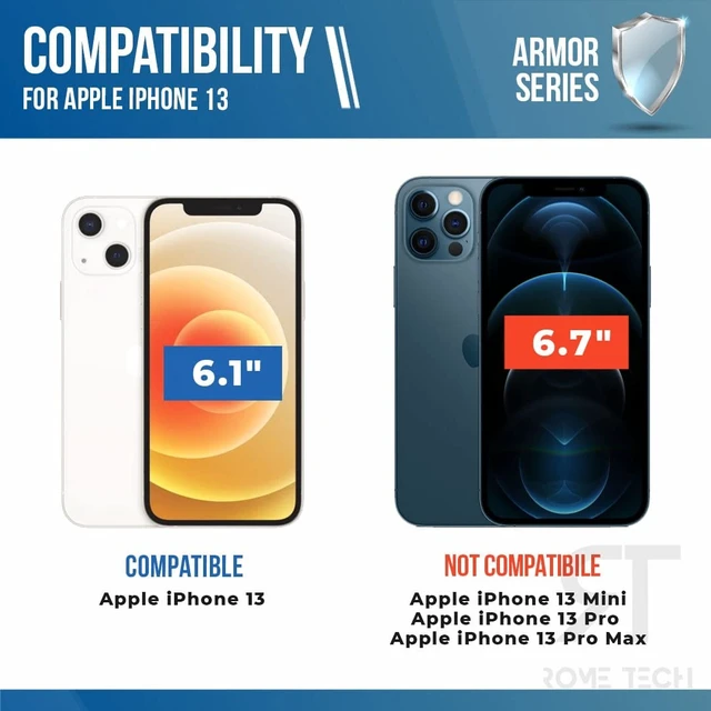 Alt view image 2 of 6 - Apple iPhone 13 Armor Case Kickstand & Magnetic Mount