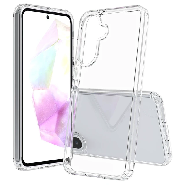 Alt view image 4 of 7 - Samsung Galaxy A36 5G (2025) Hybrid Shockproof Clear Slim Acrylic Case