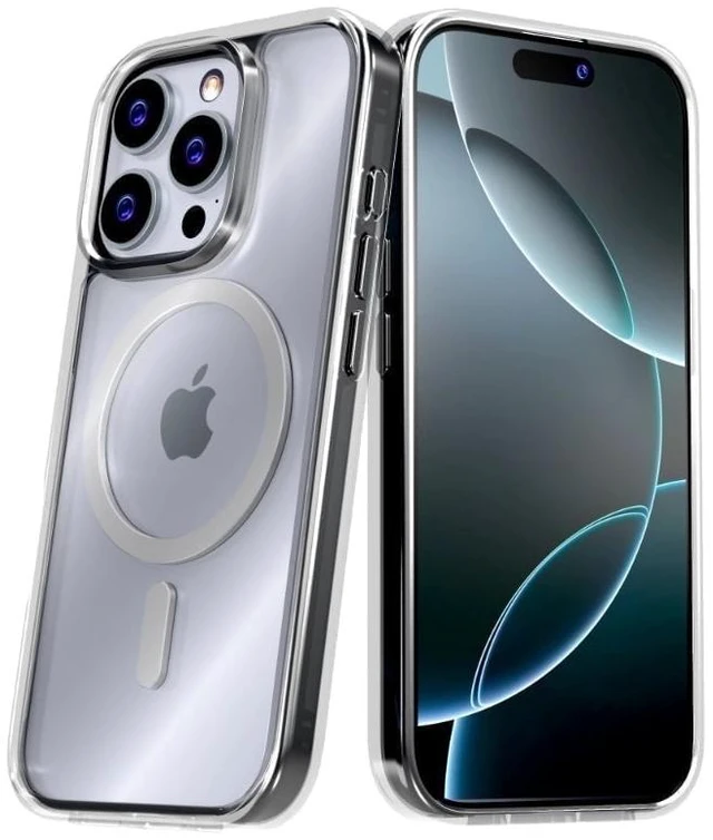 Main image of Rome Tech Hybrid Case 2-Pack For iPhone 16 Pro Max - Clear, Clear / Black