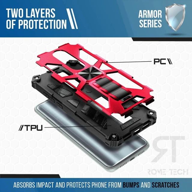 Alt view image 3 of 6 - Coolpad Legacy Brisa Armor Series Case with Kickstand