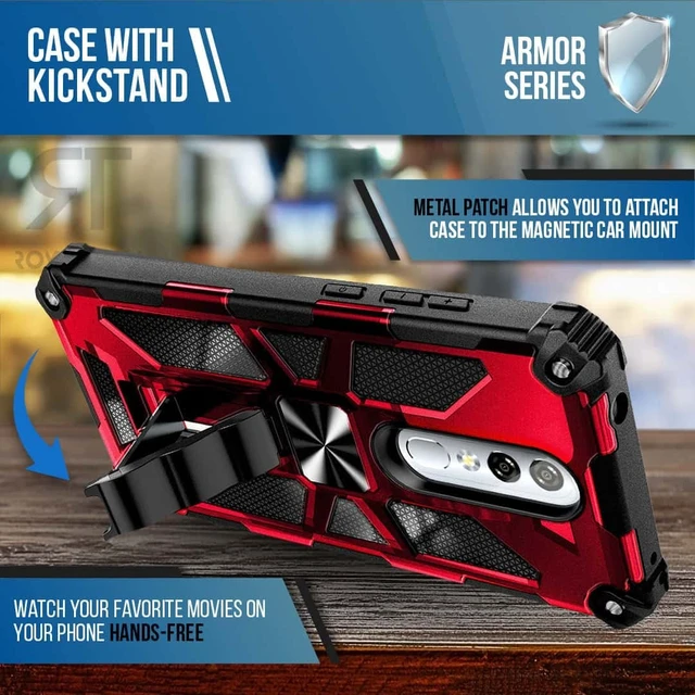 Alt view image 4 of 6 - Coolpad Legacy Brisa Armor Series Case with Kickstand