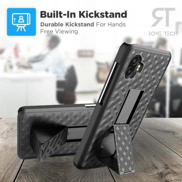Alt view image 2 of 6 - Rome Tech Sonim XP10 5G Shell Holster Combo Case - Blue