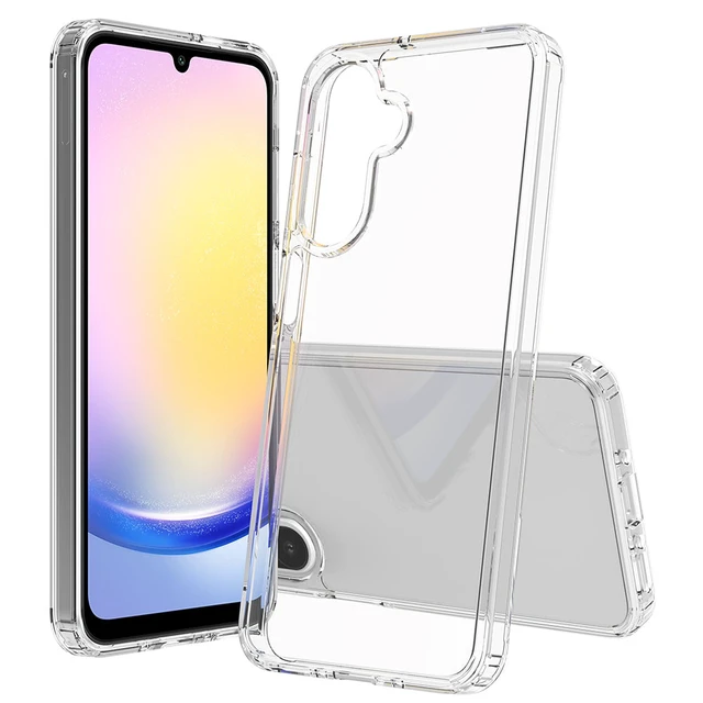 Alt view image 3 of 7 - Samsung Galaxy A26 5G (2025) Hybrid Shockproof Clear Slim Acrylic Case
