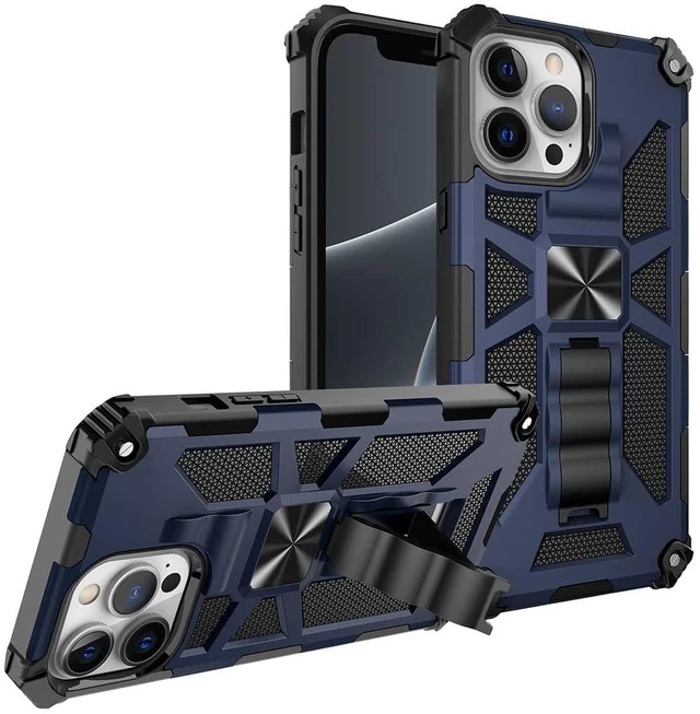 Main image of Apple iPhone 13 Pro Armor Case Kickstand & Magnetic Mount