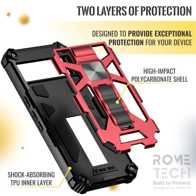 Alt view image 3 of 6 - Google Pixel 8 Pro Armor Case with Ring & Magnetic Mount