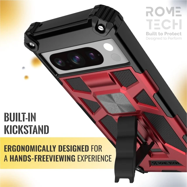 Alt view image 5 of 6 - Google Pixel 8 Pro Armor Case with Ring & Magnetic Mount
