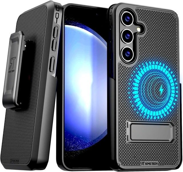 Main image of Samsung Galaxy S24 Magsafe Holster Phone Case With Belt Clip
