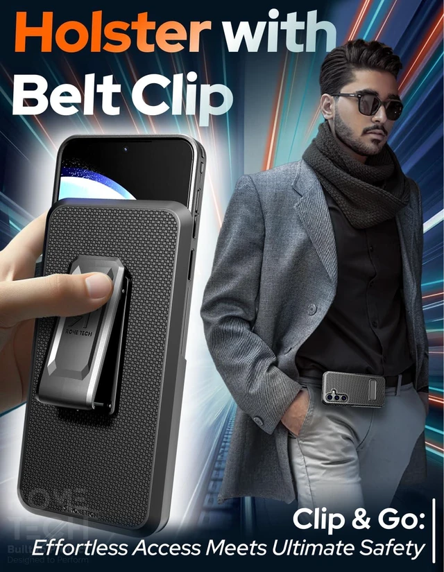 Alt view image 4 of 7 - Samsung Galaxy S24 Magsafe Holster Phone Case With Belt Clip