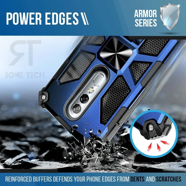 Alt view image 6 of 6 - Coolpad Legacy Brisa Armor Series Case with Kickstand
