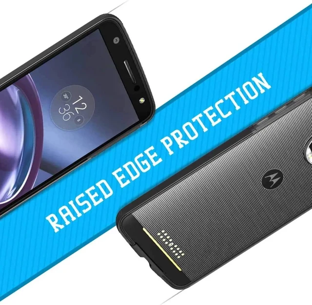 Alt view image 5 of 7 - Motorola Moto Z Droid (1st Gen - 2016) Rome Tech Bumper Case