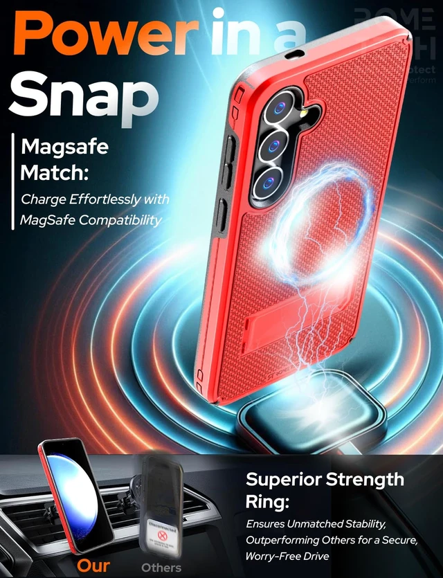 Alt view image 5 of 7 - Samsung Galaxy S24 Magsafe Holster Phone Case With Belt Clip