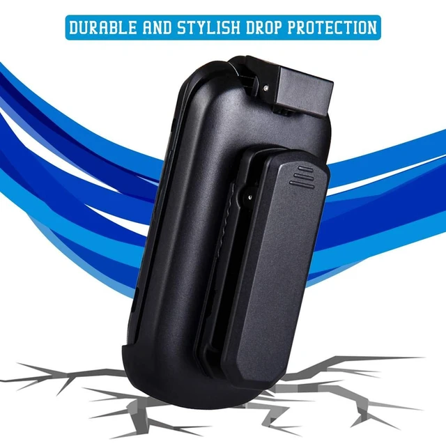 Alt view image 5 of 7 - Holster Case Heavy Duty Phone Cover with Belt Clip for LG Revere 3 - Black