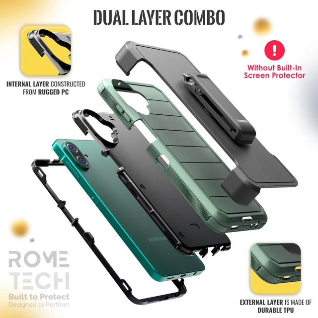 Alt view image 3 of 6 - Samsung Galaxy A07 Defender Case