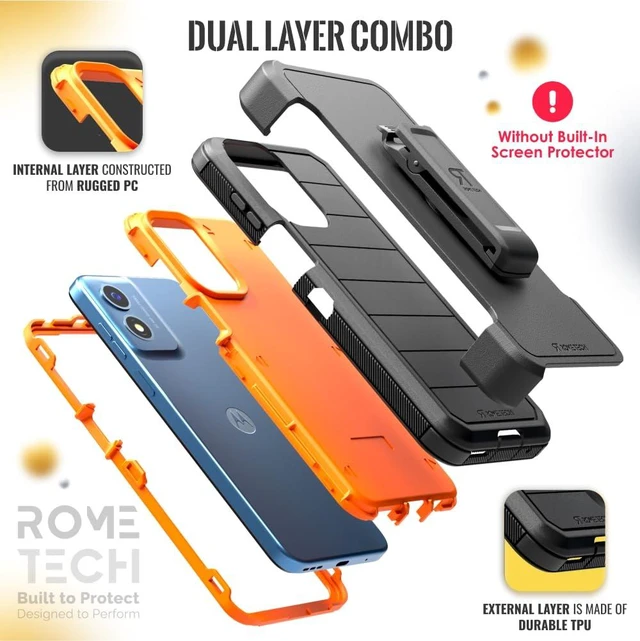 Alt view image 3 of 6 - Motorola Moto G Play 4G (2024) Defender Case