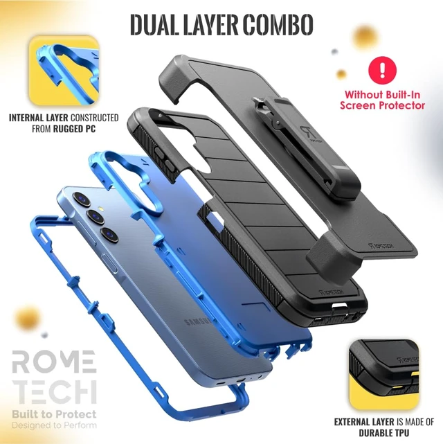 Alt view image 3 of 6 - Samsung Galaxy A25 5G (2024) Defender Case