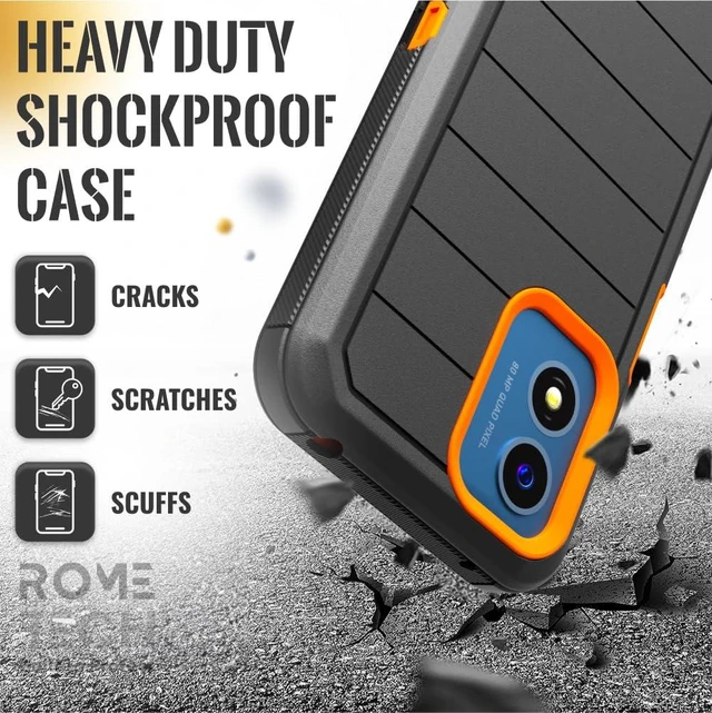 Alt view image 6 of 6 - Motorola Moto G Play 4G (2024) Defender Case
