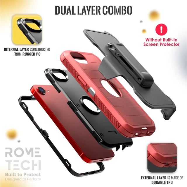 Alt view image 3 of 5 - Apple iPhone 17e/16e Defender Case