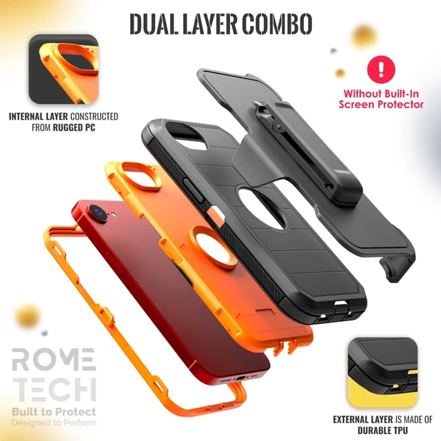 Alt view image 3 of 5 - Apple iPhone 17e/16e Defender Case