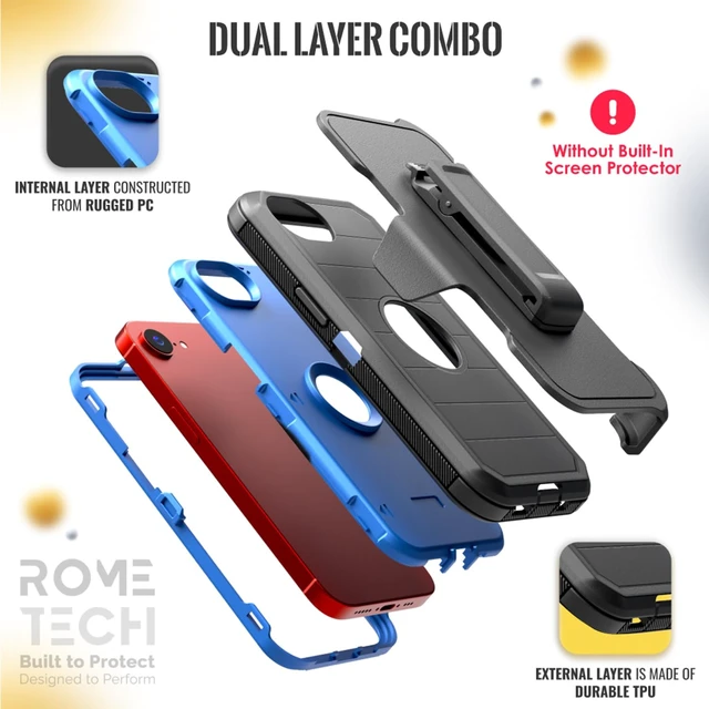 Alt view image 3 of 5 - Apple iPhone 17e/16e Defender Case