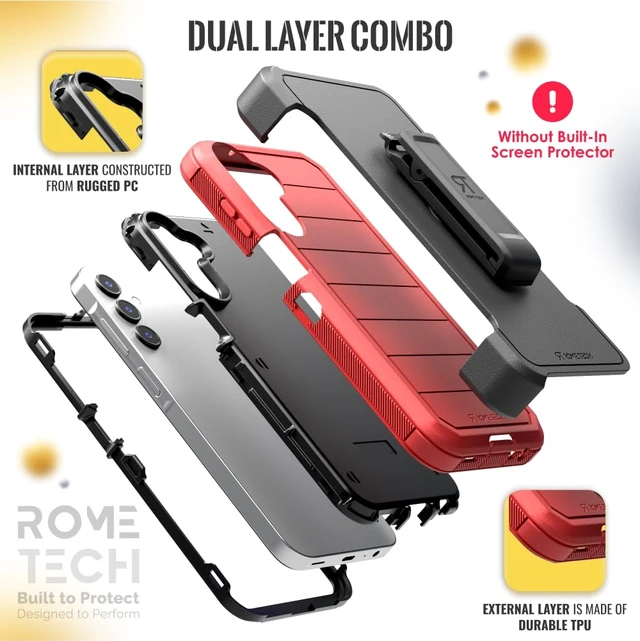Alt view image 3 of 6 - Samsung Galaxy A15 4G / 5G (2024) Defender Case