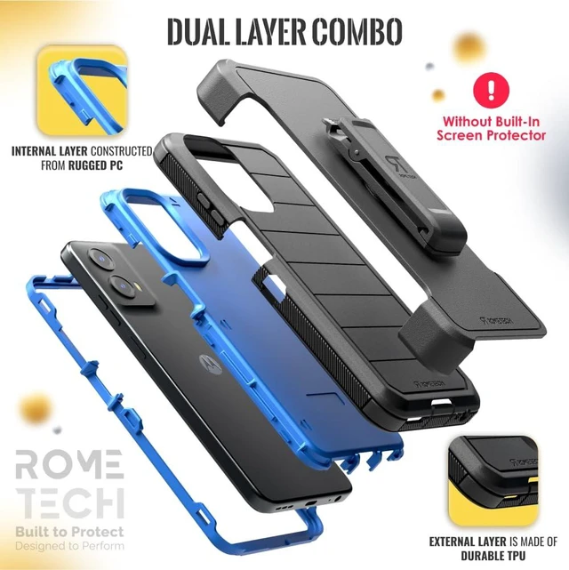 Alt view image 3 of 6 - Motorola Moto G 5G (2024) Defender Case