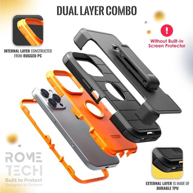Alt view image 3 of 6 - Apple iPhone 16 Pro Max Defender Case
