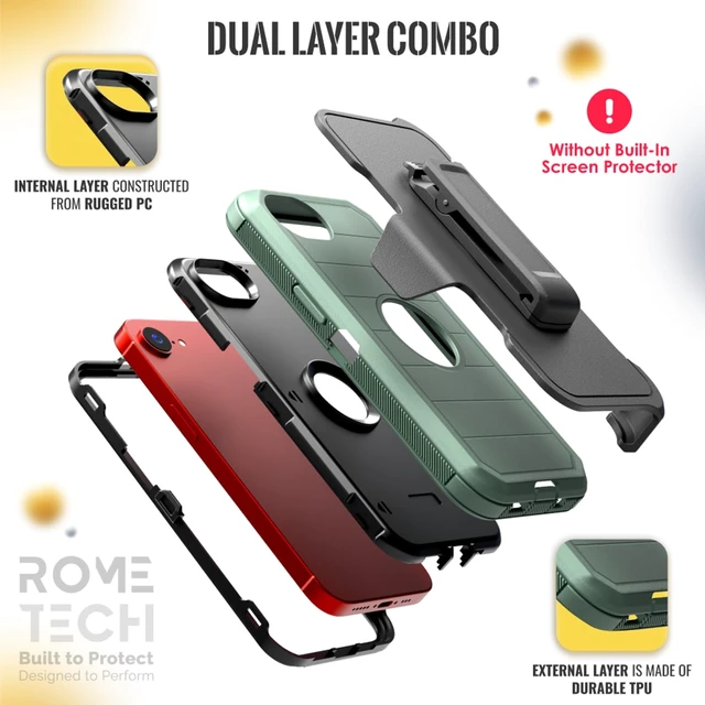 Alt view image 3 of 5 - Apple iPhone 17e/16e Defender Case