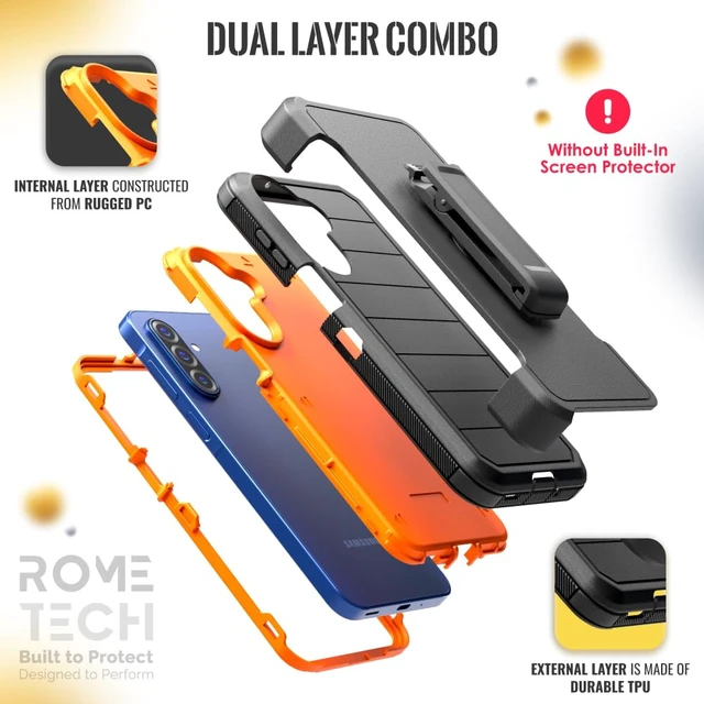Alt view image 3 of 6 - Samsung Galaxy A17 Defender Case