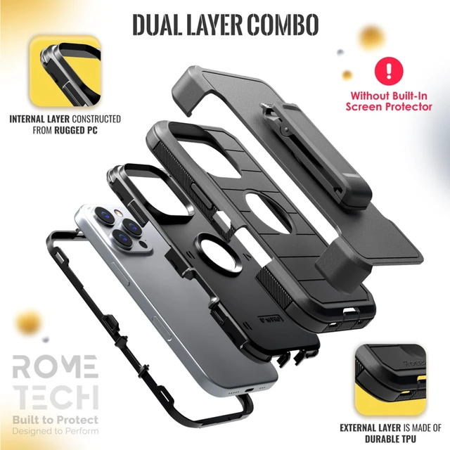 Alt view image 3 of 6 - Apple iPhone 16 Pro Max Defender Case
