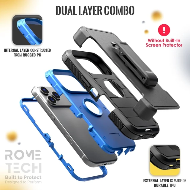 Alt view image 3 of 6 - Apple iPhone 18 Pro / 17 Pro Defender Case