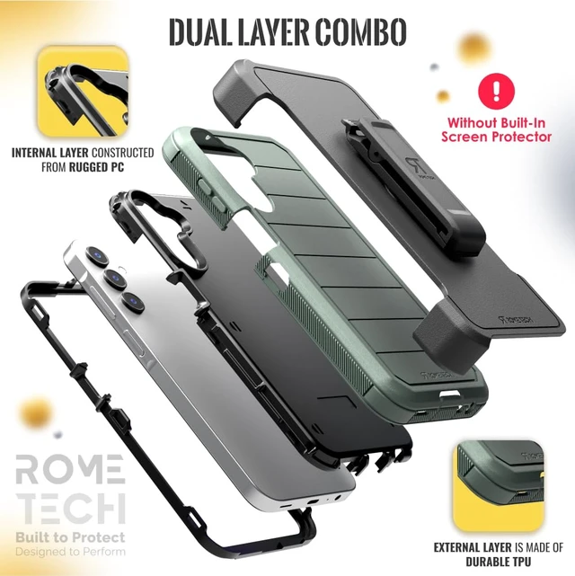 Alt view image 3 of 6 - Samsung Galaxy A15 4G / 5G (2024) Defender Case
