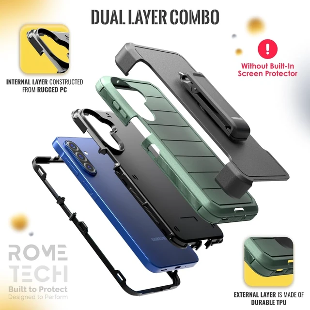 Alt view image 3 of 6 - Samsung Galaxy A17 Defender Case