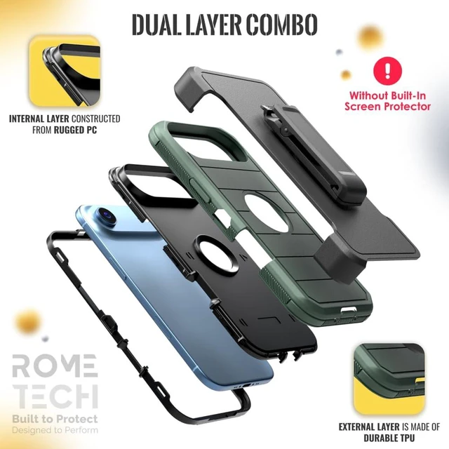 Alt view image 3 of 6 - Apple iPhone 17 Air Defender Case