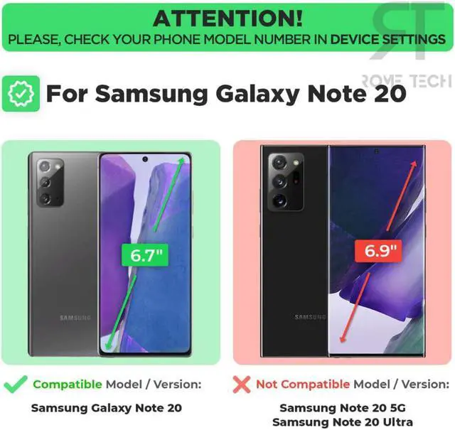 Alt view image 2 of 7 - Rome Tech For Samsung Galaxy Note 20 Belt Clip Holster Phone Case